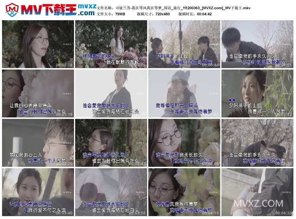 司徒兰芳-我在等风我在等梦_国语_流行_YE200363